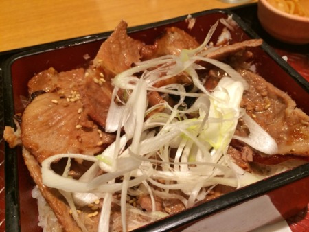 pork cutlets bowl in Ootoya