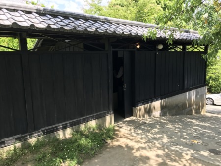 Public lavatory at Tokeiji temple in Kamakura
