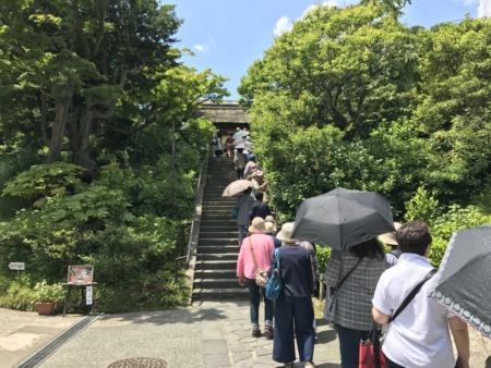 Sanmon gate at Tokeiji temple in Kamakura