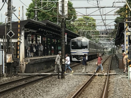 Yokosuka line at Kita Kamakura station