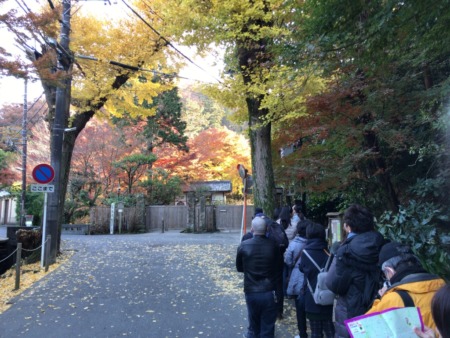 Entrance of Meigetsuin in Kamakura