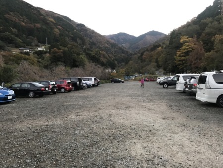 Temporary parking lot