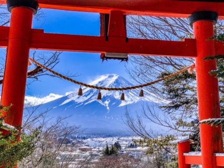 Snowscape of Ayakurayama Sengen Park